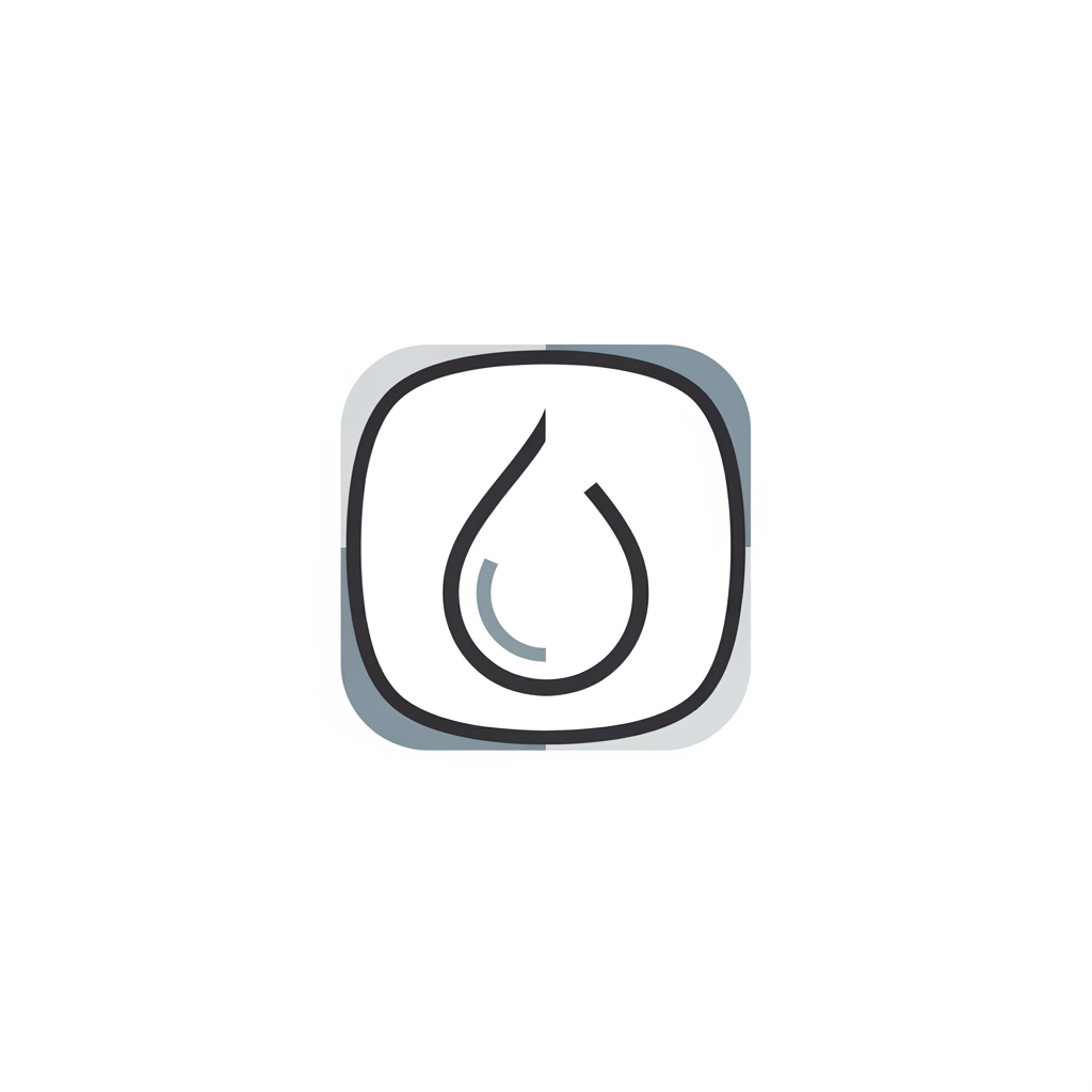 AI Design for A sophisticated and minimalist logo for a premium housekeeping and chemical supply. The design features clean geometric lines and elegant typography, incorporating subtle, stylized motifs of cleanliness or liquid droplets to evoke a professional and trustworthy aesthetic. don't use letters just design a logo