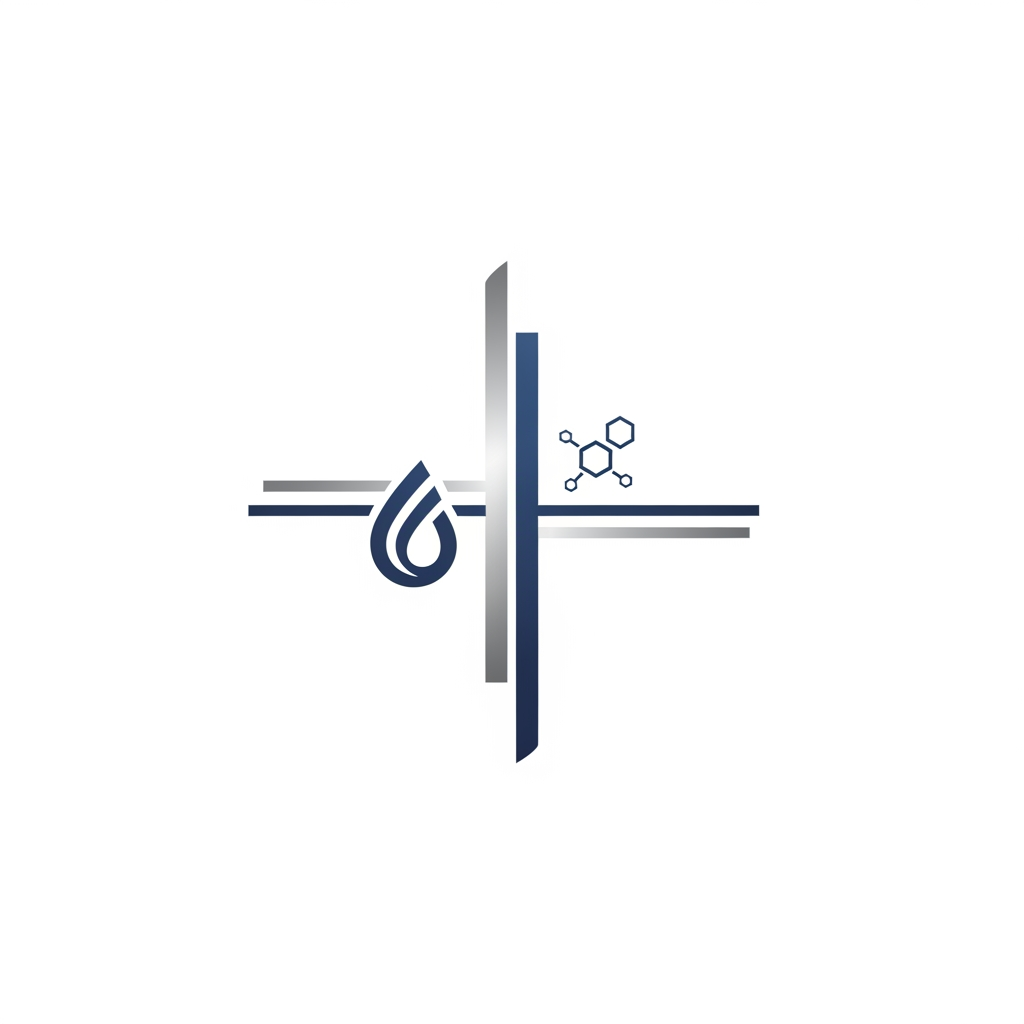 AI Design for A sophisticated and minimalist logo for a premium housekeeping and chemical supply. The design features clean geometric lines and elegant typography, incorporating subtle, stylized motifs of cleanliness or liquid droplets to evoke a professional and trustworthy aesthetic. don't use letters just design a logo
