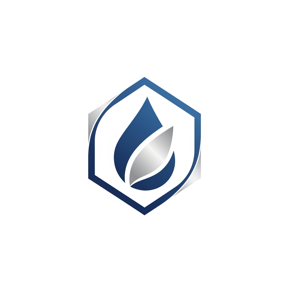 AI Design for A sophisticated and minimalist logo for a premium housekeeping and chemical supply. The design features clean geometric lines and elegant typography, incorporating subtle, stylized to evoke a professional and trustworthy aesthetic and elegent. don't use letters just design a logo