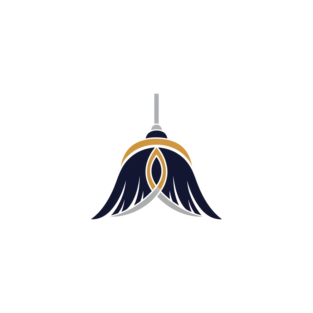 AI Design for A sophisticated and minimalist logo for a premium housekeeping and chemical supply. The design features clean geometric lines and elegant typography, incorporating subtle, stylized to evoke a professional and trustworthy aesthetic and elegent. don't use letters just design a logo something other than a droplet
