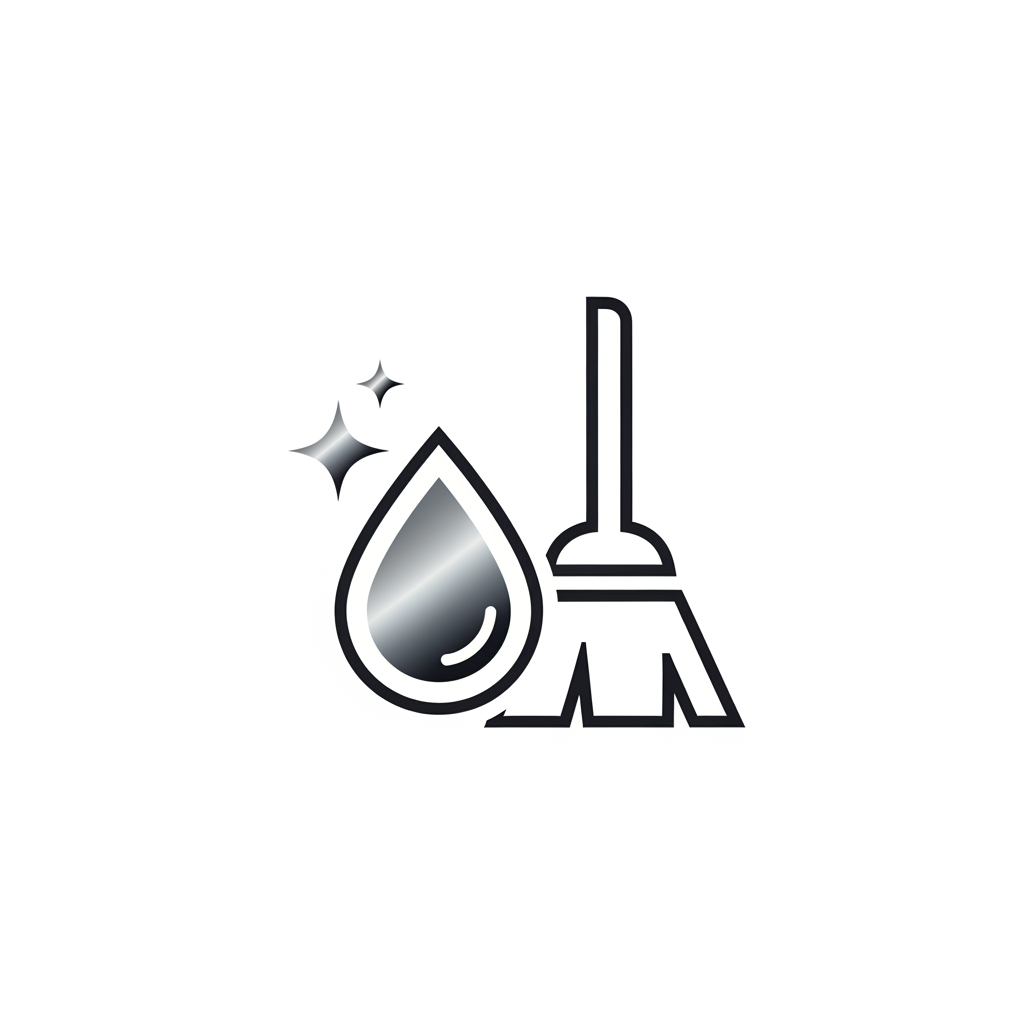 AI Design for A sophisticated and minimalist logo for a premium housekeeping and chemical supply. The design features clean geometric lines and elegant typography, incorporating subtle, stylized to evoke a professional and trustworthy aesthetic and elegent. don't use letters just design a logo