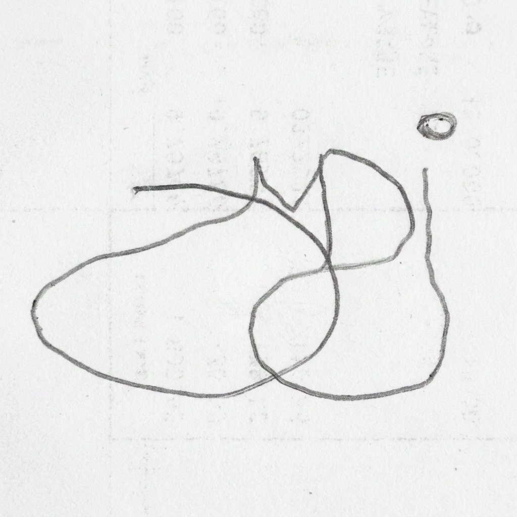 AI Design for the leg of the M is connected to the D