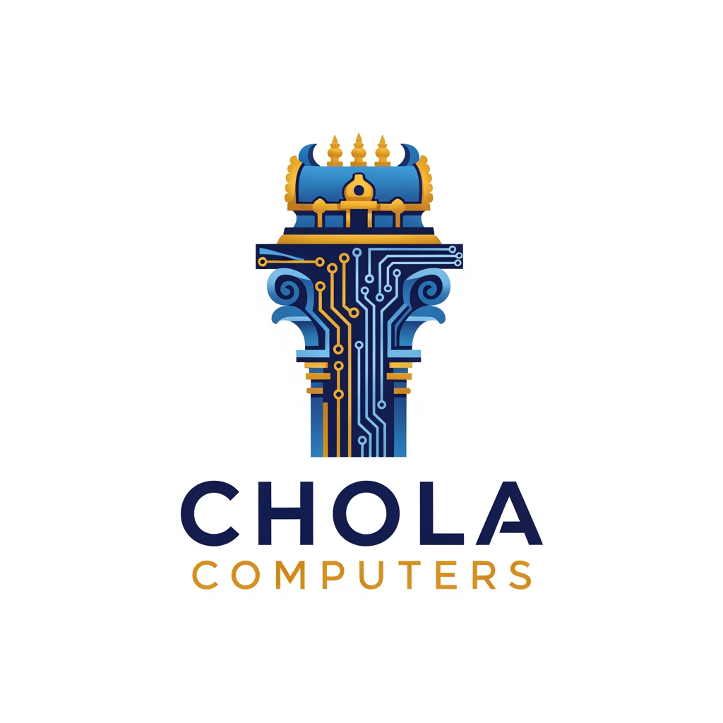 AI Design for please make a logo for my chola computers bussiness
