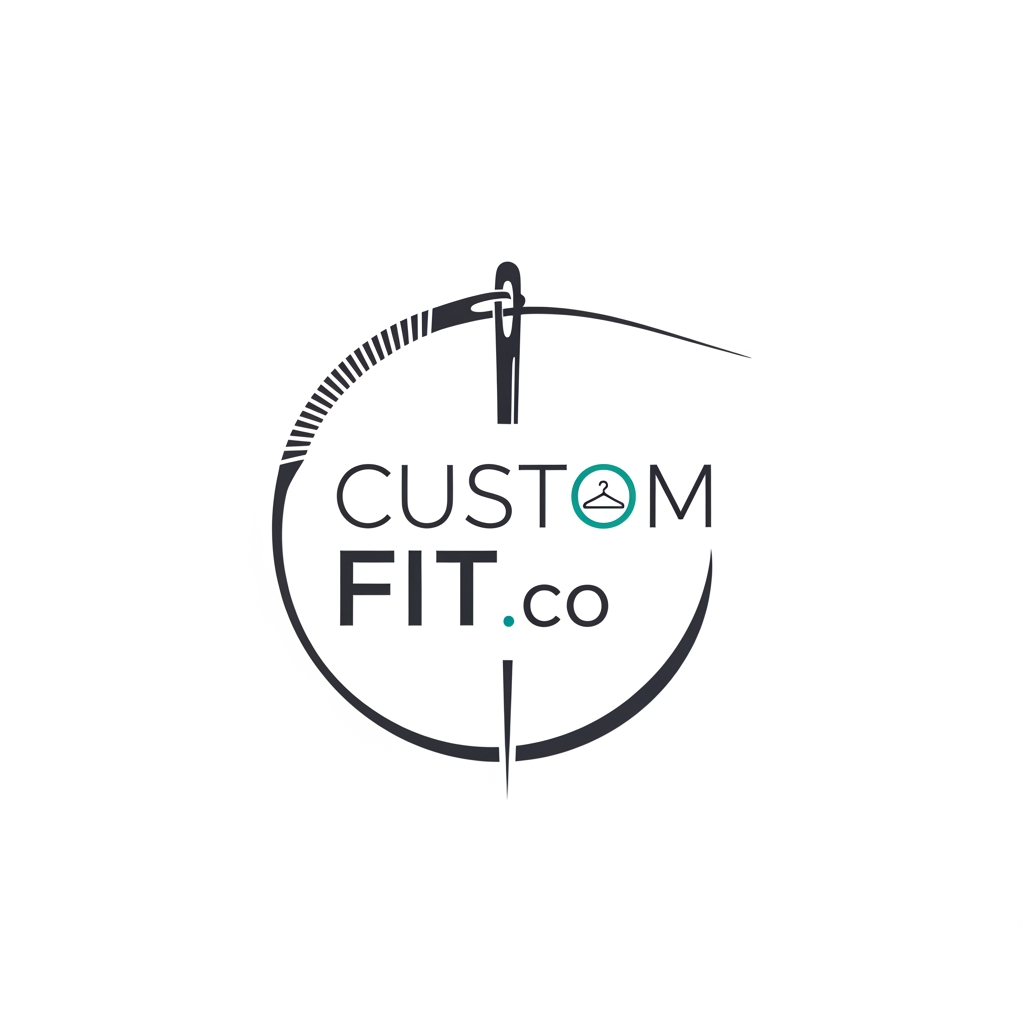 AI Design for create a stunning stylish , trendy ,unique vibe giving logo , for my customized t shirt printing business named "Custom Fit.co"