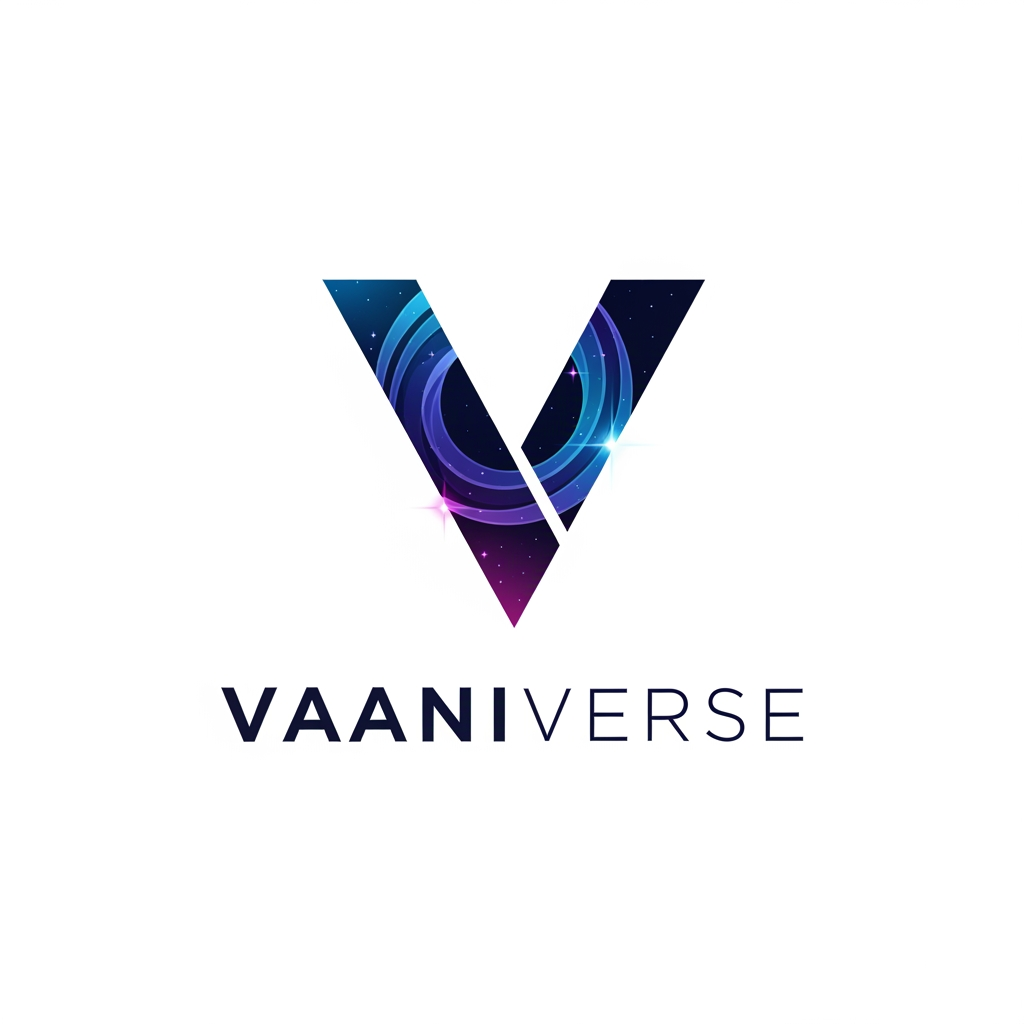 AI Design for a logo of VAANIVERSE