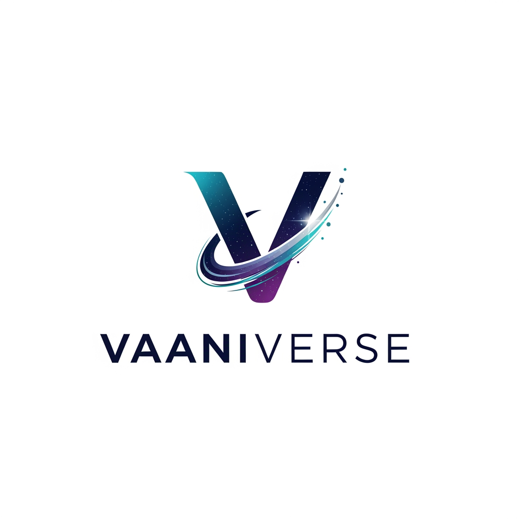 AI Design for a logo of VAANIVERSE