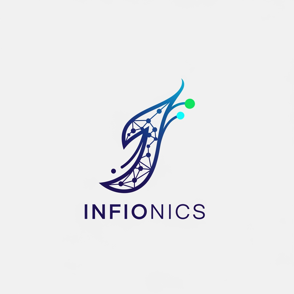 AI Design for please design me a logo for my company named "INFIONICS" which is a digital agency, where we provide marketing solutions along with AI services. do not include ai in logo. create only logo without writing company name
