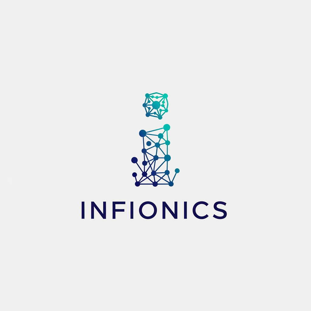 AI Design for please design me a logo for my company named "INFIONICS" which is a digital agency, where we provide marketing solutions along with AI services. do not include ai in logo. create only logo without writing company name
