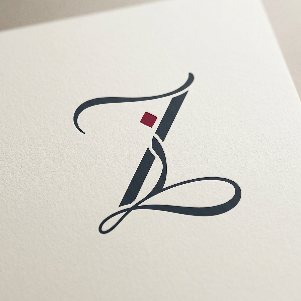 AI Design for can u see the letter z in arabic? also the letter ز in arabic is forming the letter z in english. so what i want you to do is to make it a cool logo with better visualisation. I want it to be only logo simple and cute elegant like this
