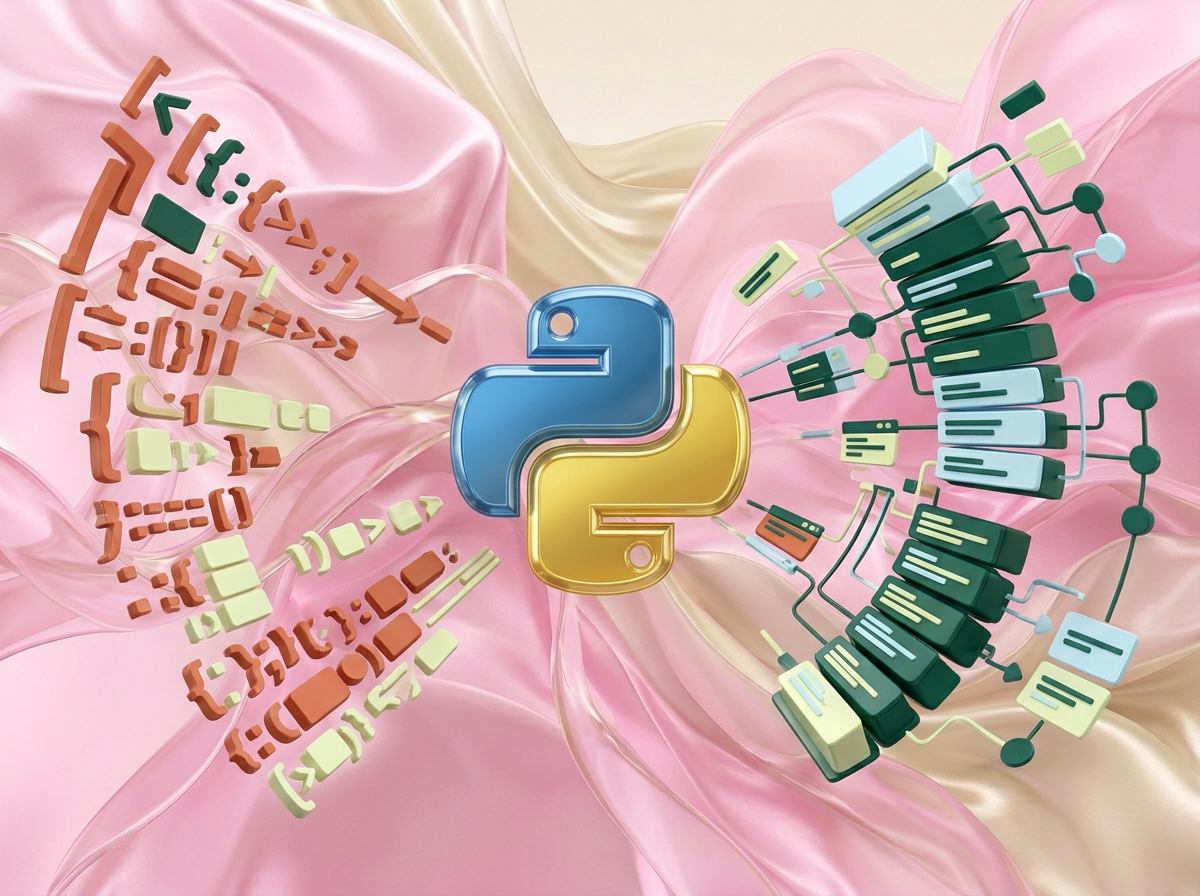 на этом фоне создай 3д фигурки на тему Backend-мастер: Python. Фон менять нельзя. Фигурки должны быть достаточно большими. Используй цвета EE6C4D 01524B D5F4FF FAFFDB
сделай модельки динамичными. Не делай никаких надписей. Все фигурки в стиле 3д рендера
ПО центру должна быть основная моделька. ПО бокам фигурки для придания динамики.
по центру логотип питона В ОРИГИНАЛЬНЫХ ЦВЕТАХ. по бокам - строки кода, бд