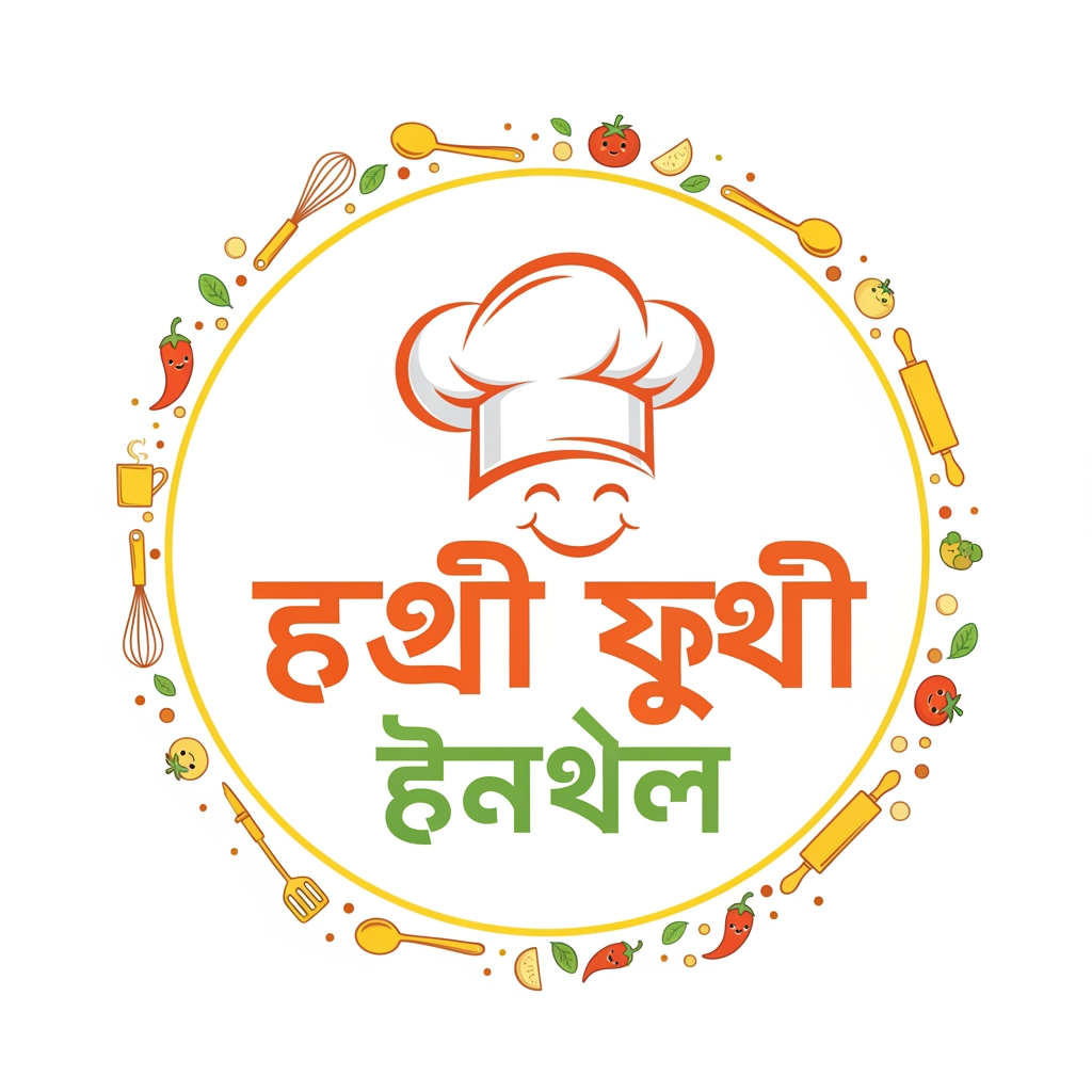 AI Design for creat a logo foor my food brand 'হাসি খুশির হেঁসেল"