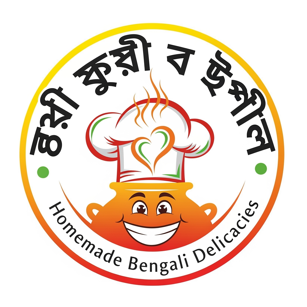 AI Design for creat a logo foor my food brand 'হাসি খুশির হেঁসেল"