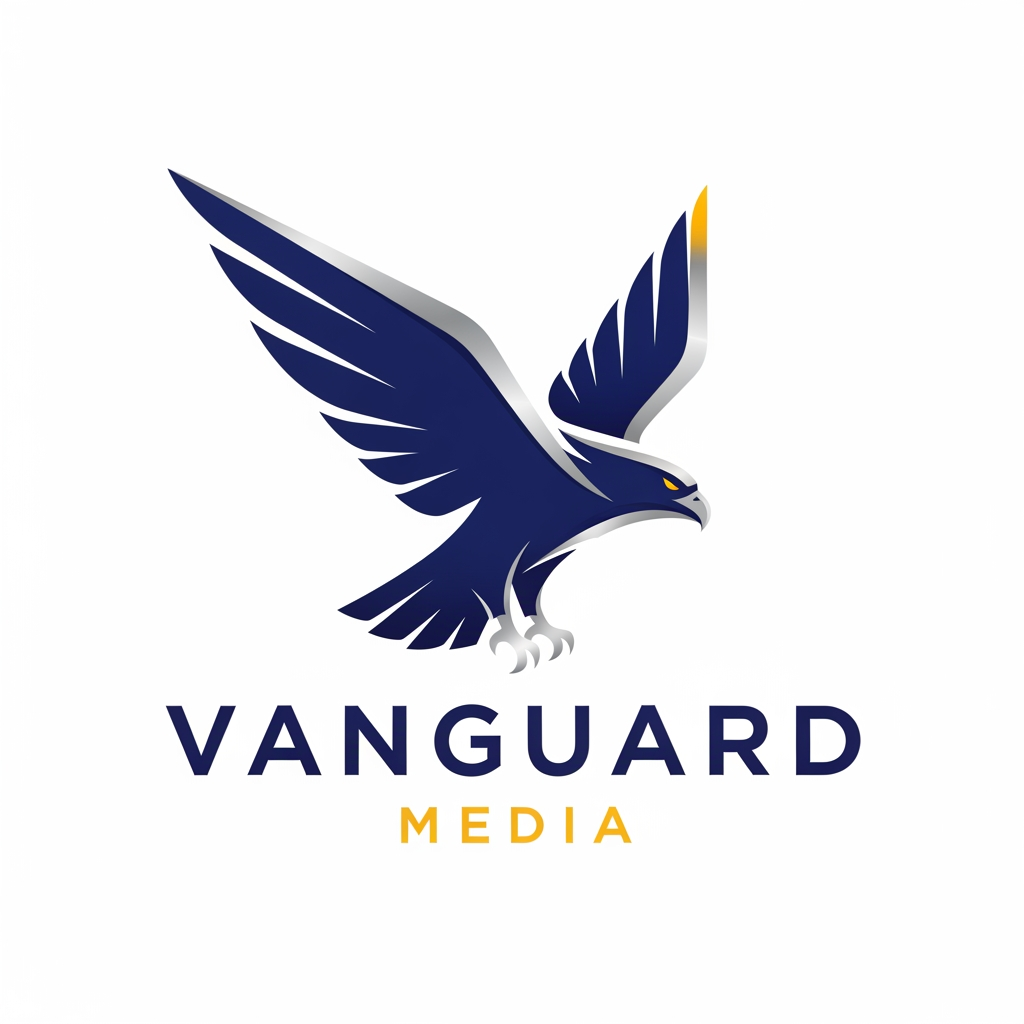 AI Design for a logo for vanguard media