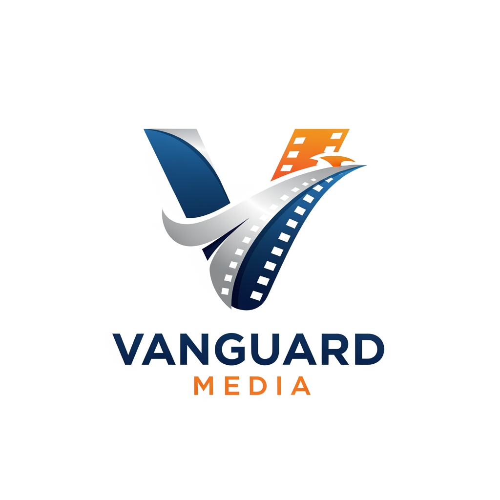 AI Design for a logo for vanguard media