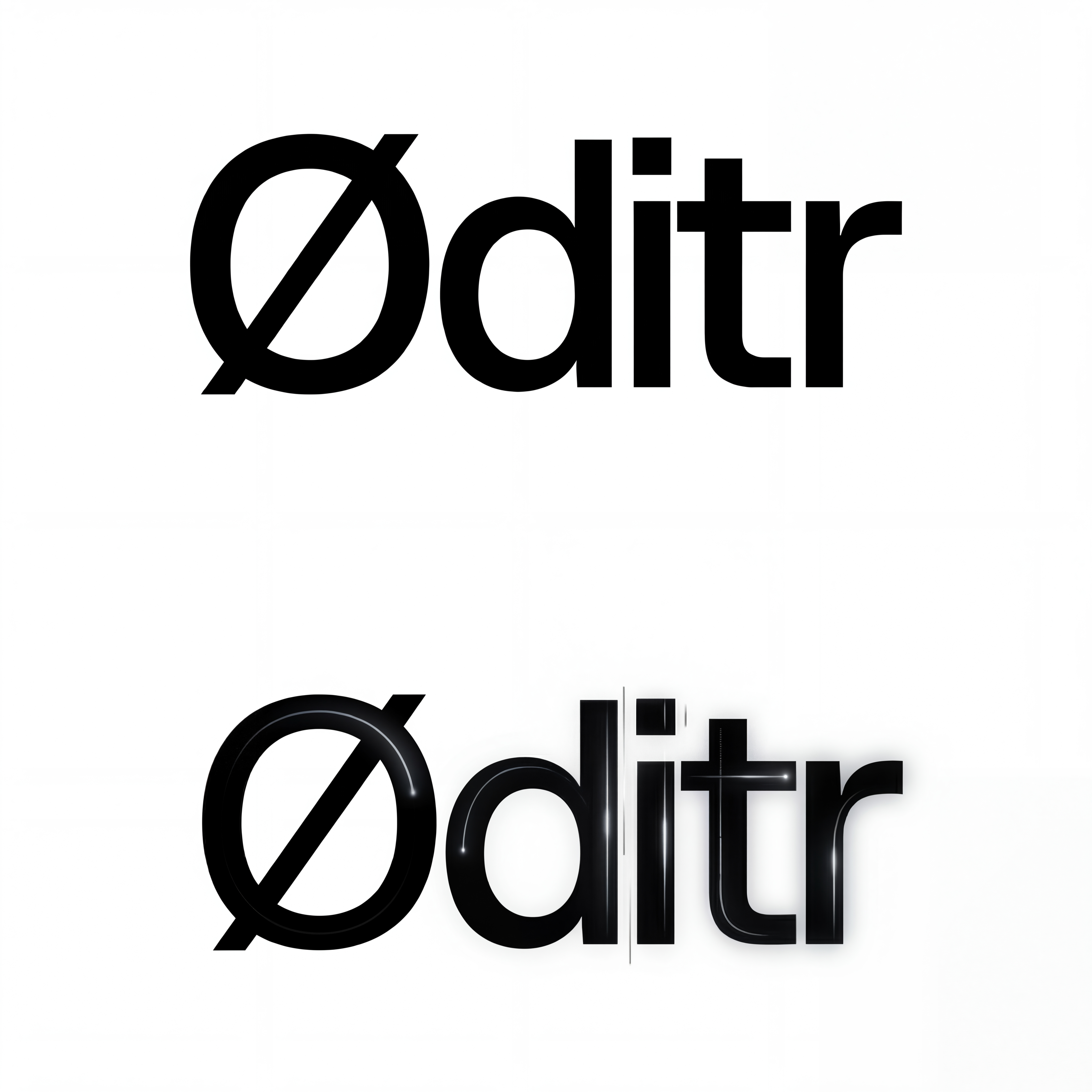 AI Design for I need to design an animated logo .
Company name- Øditr , the theme I've attached is from my own website .
Now I need logo for different type of places for example:
1. For the loading screen where the logo should be animated in a way best suites.
2. A stable one like a png for normal social media apps.
Use the theme attached and make a similar themed logo best suites..