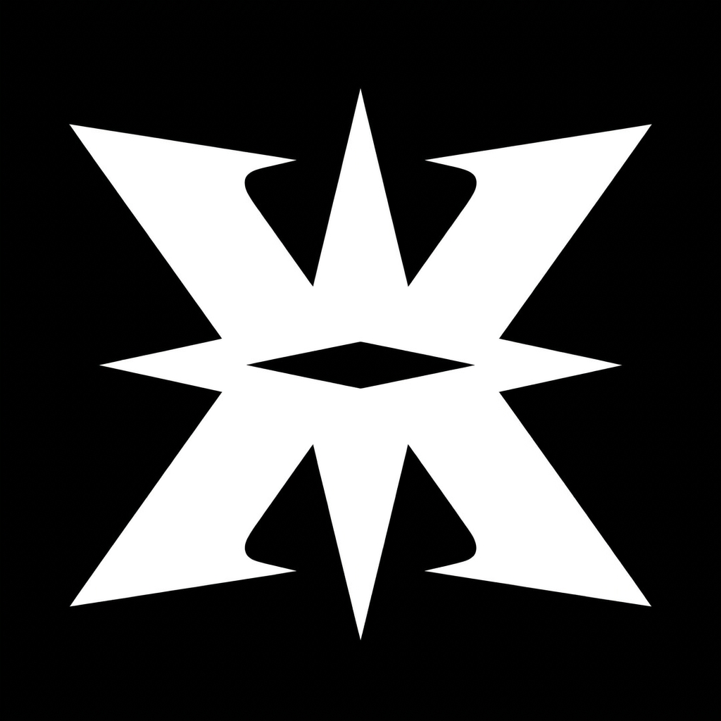 AI Design for the logo "catharsis" attached, in 2D, basic white for the logo and black for the back