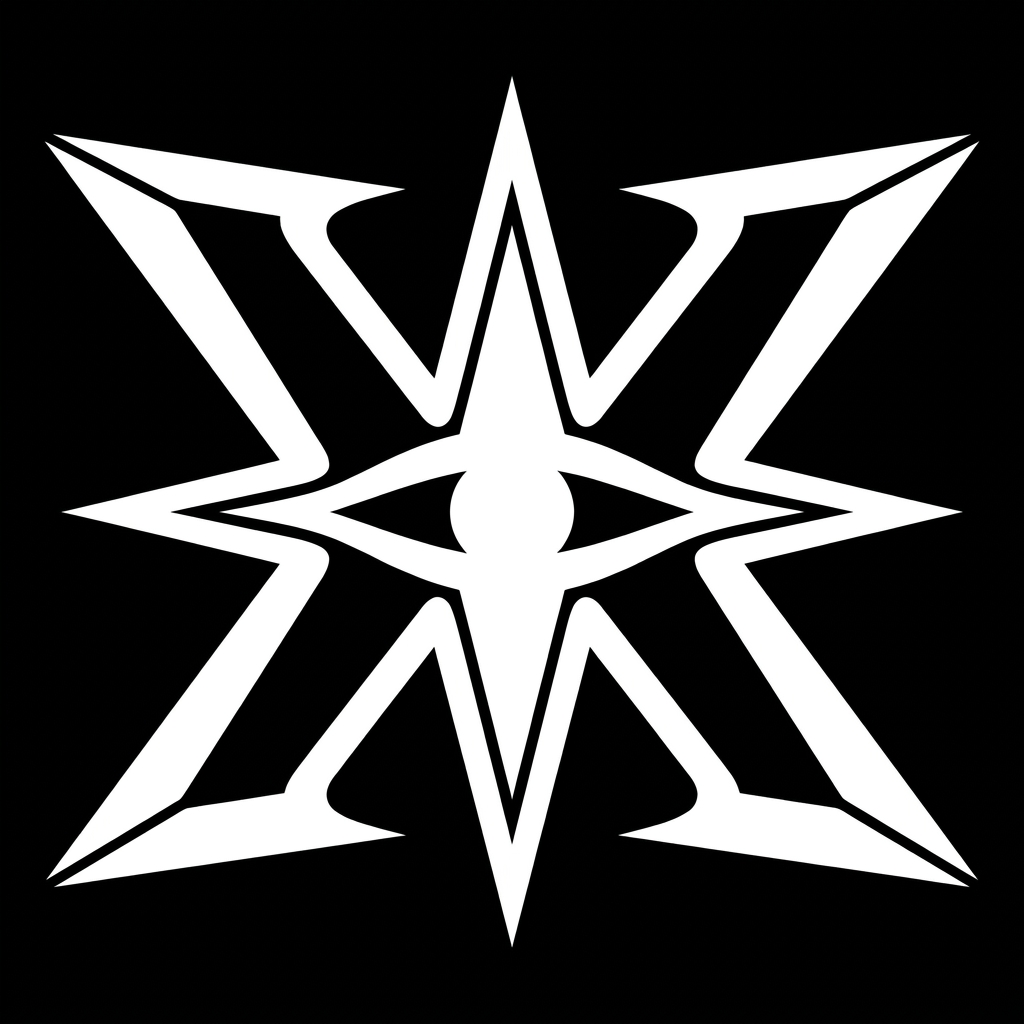 AI Design for the logo "catharsis" attached, in 2D, basic white for the logo and black for the back