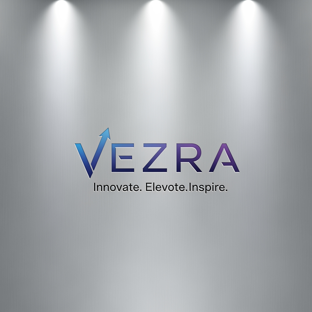 AI Design for brand name- VEZRA