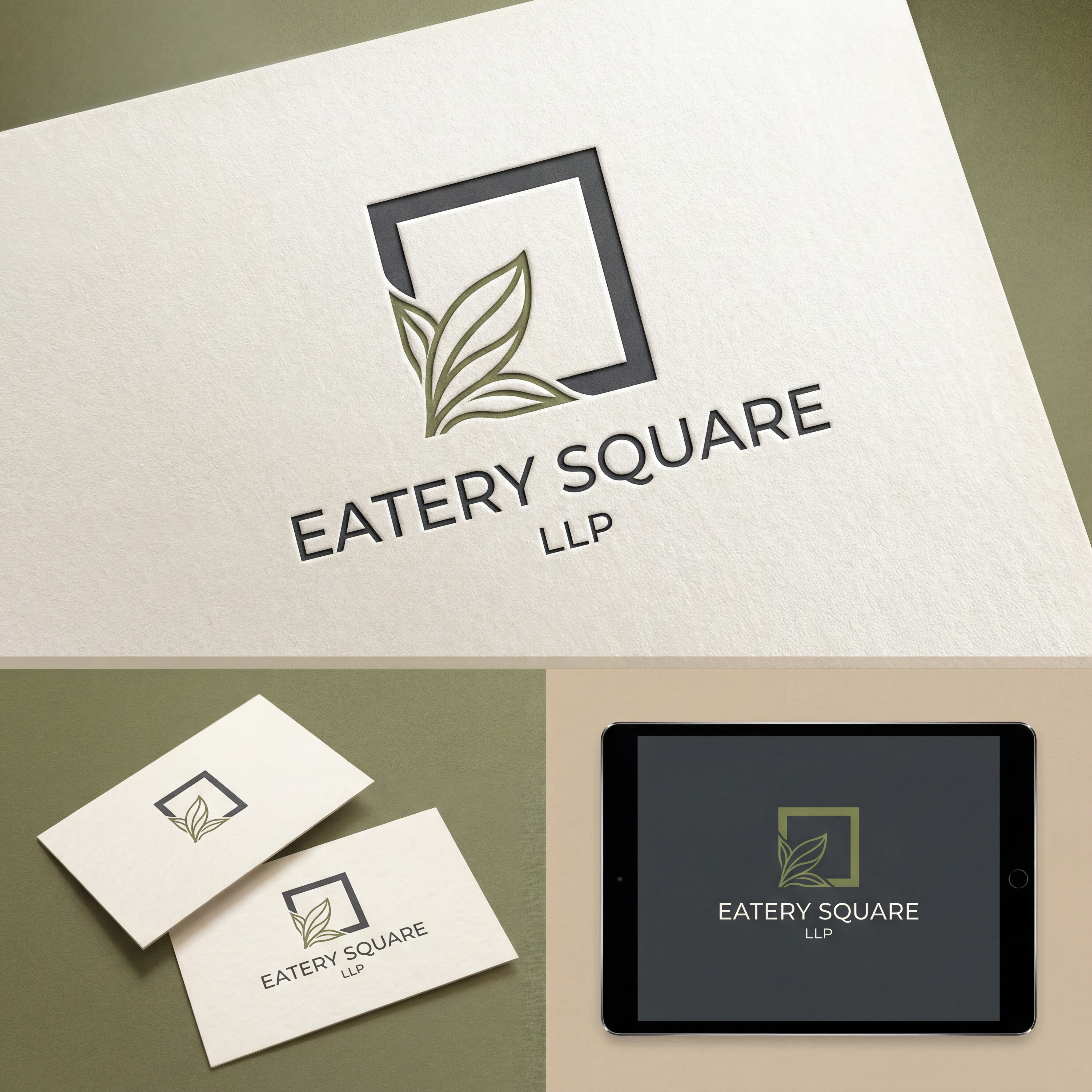 AI Design for we need a logo and brand identity for our new sister company, Eatery Square LLP.
Eatery Square LLP is a hospitality venture under Ramsina and will include hotels, food malls, spas and other hospitality experiences.
Requirement:
VERY Minimal and sophisticated logo
Subtle incorporation/inspiration of leaf
Should be versatile