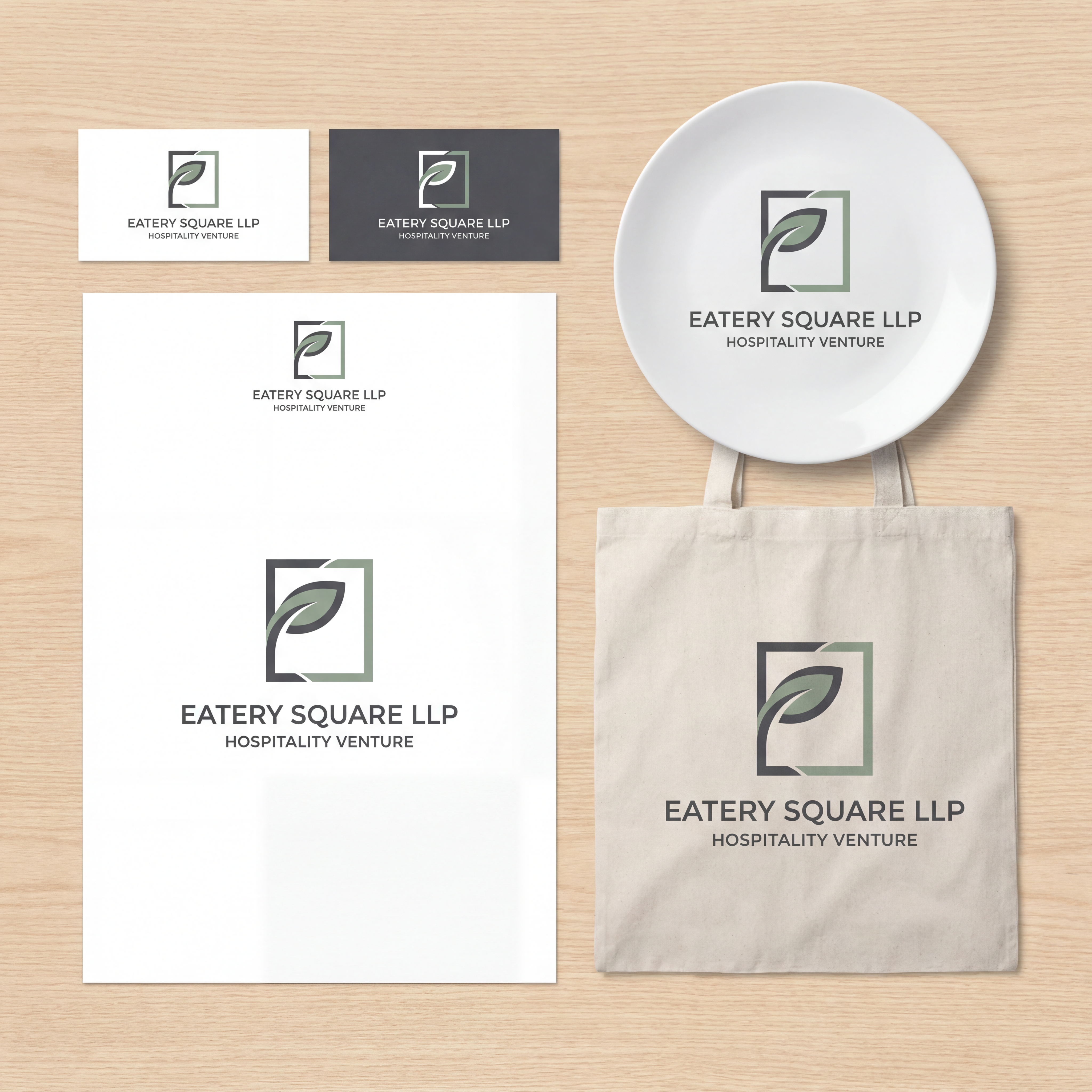 AI Design for we need a logo and brand identity for our new sister company, Eatery Square LLP.
Eatery Square LLP is a hospitality venture under Ramsina and will include hotels, food malls, spas and other hospitality experiences.
Requirement:
Minimal and sophisticated logo
Subtle incorporation/inspiration of leaf
Should be versatile