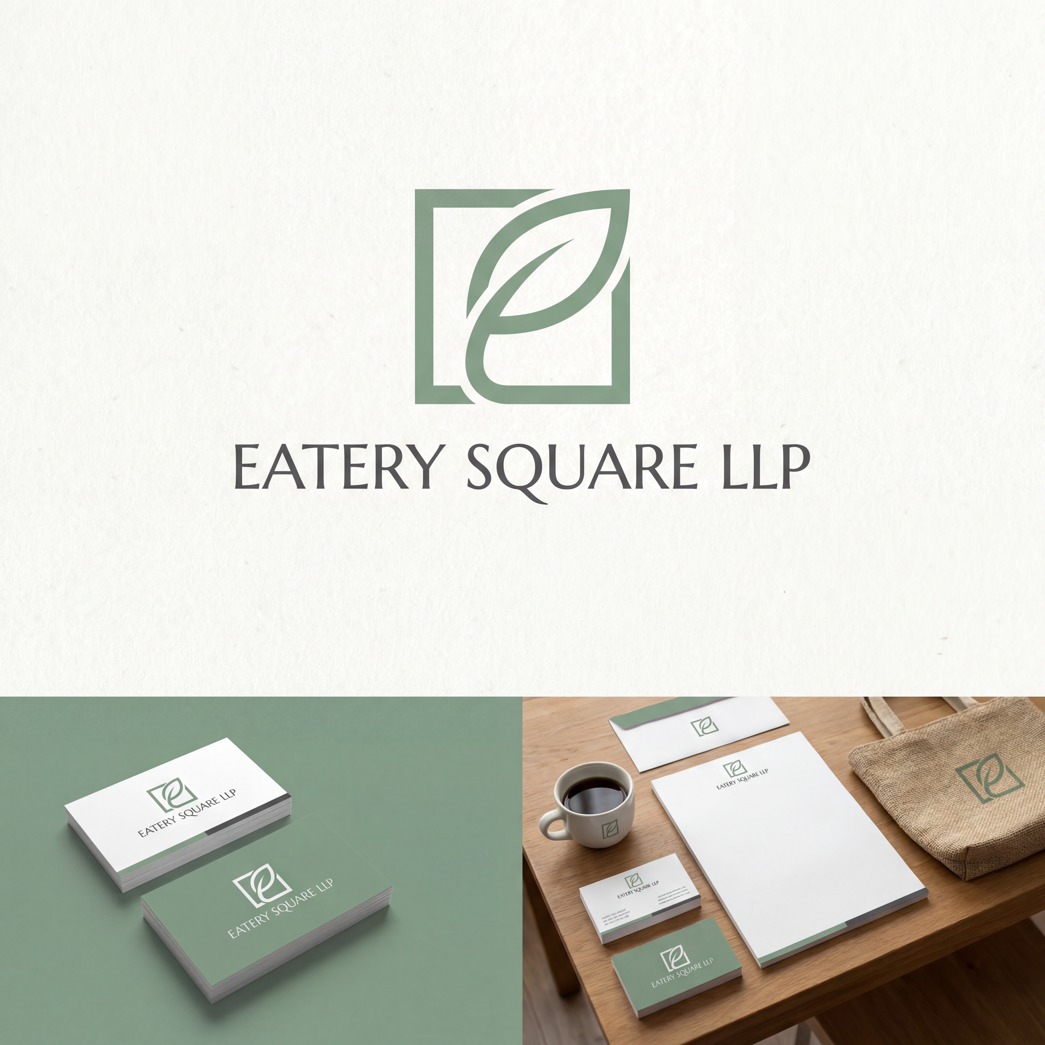 AI Design for we need a logo and brand identity for our new sister company, Eatery Square LLP.
Eatery Square LLP is a hospitality venture under Ramsina and will include hotels, food malls, spas and other hospitality experiences.
Requirement:
VERY Minimal and sophisticated logo
Subtle incorporation/inspiration of leaf
Should be versatile