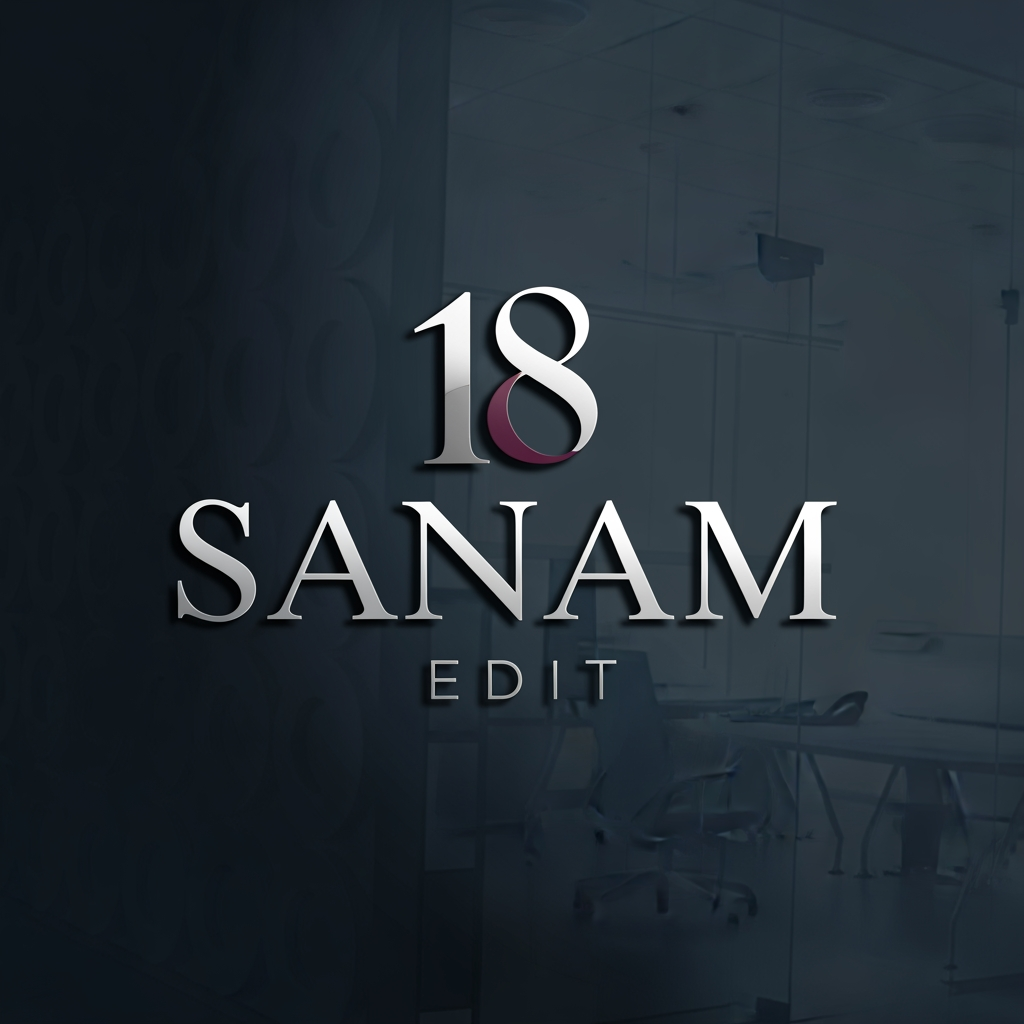 AI Design for create logo for 18 Sanam Edit