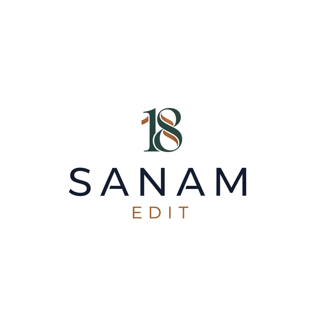 AI Design for create logo for 18 Sanam Edit