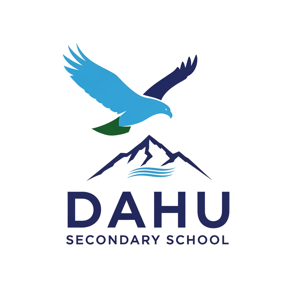 AI Design for logo for dahu secondary school