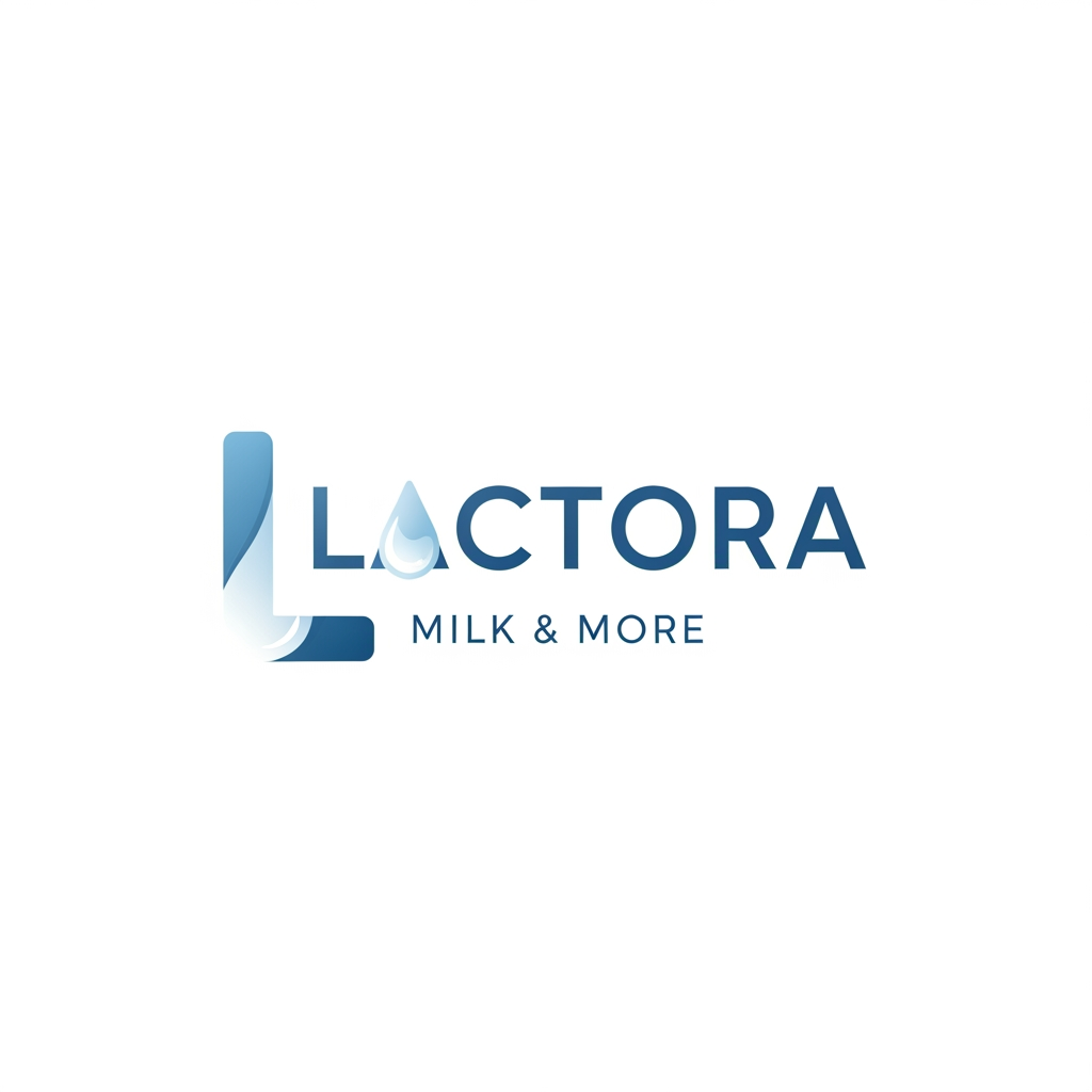 AI Design for Create logo for Ecommerse website name Lactora related to sale milk and milk product. give me proper simple logo for my company.