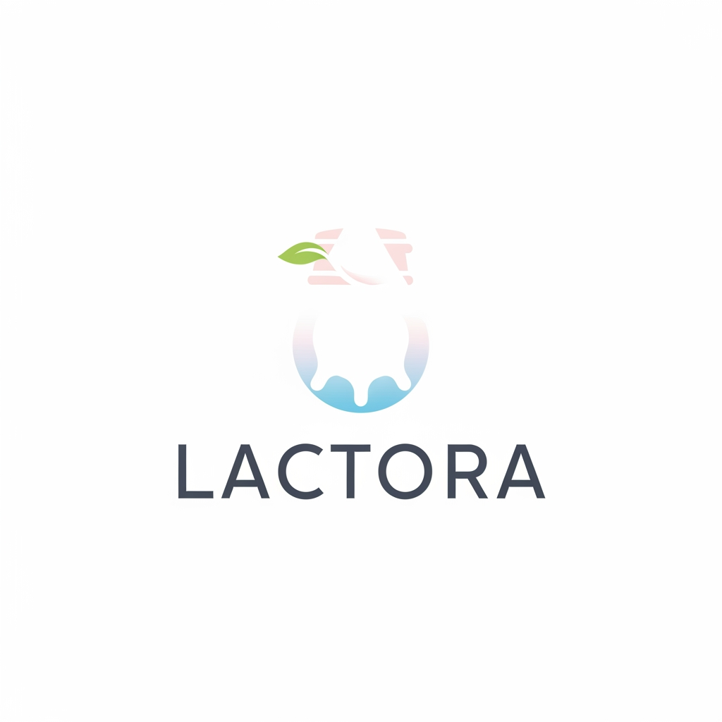 AI Design for Create logo for Ecommerse website name Lactora related to sale milk and milk product. give me proper simple logo for my company.