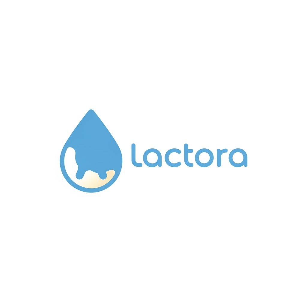 AI Design for Create logo for Ecommerse website name Lactora related to sale milk and milk product. give me proper simple logo for my company.