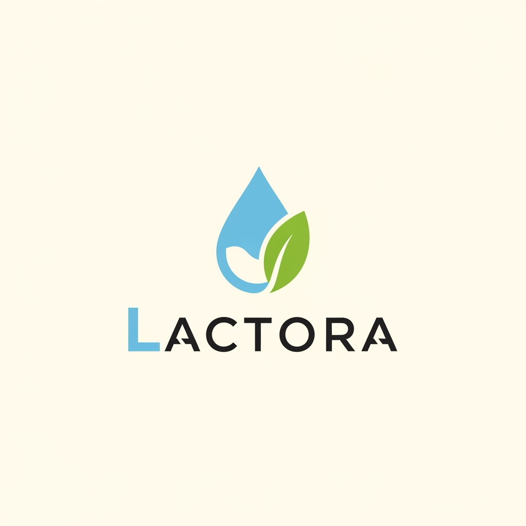 AI Design for Create logo for Ecommerse website name Lactora related to sale milk and milk product. give me proper simple logo for my company.