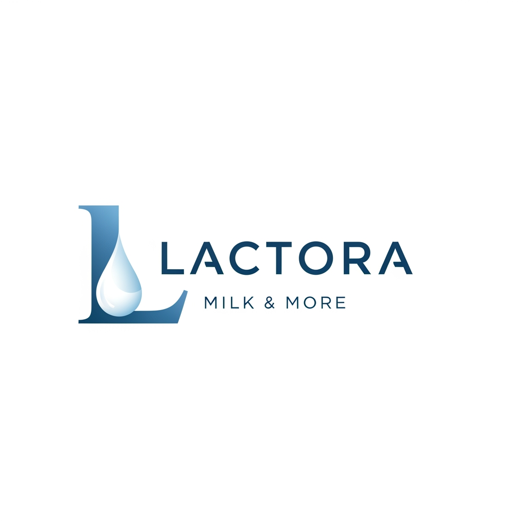 AI Design for Create logo for Ecommerse website name Lactora related to sale milk and milk product. give me proper simple logo for my company.