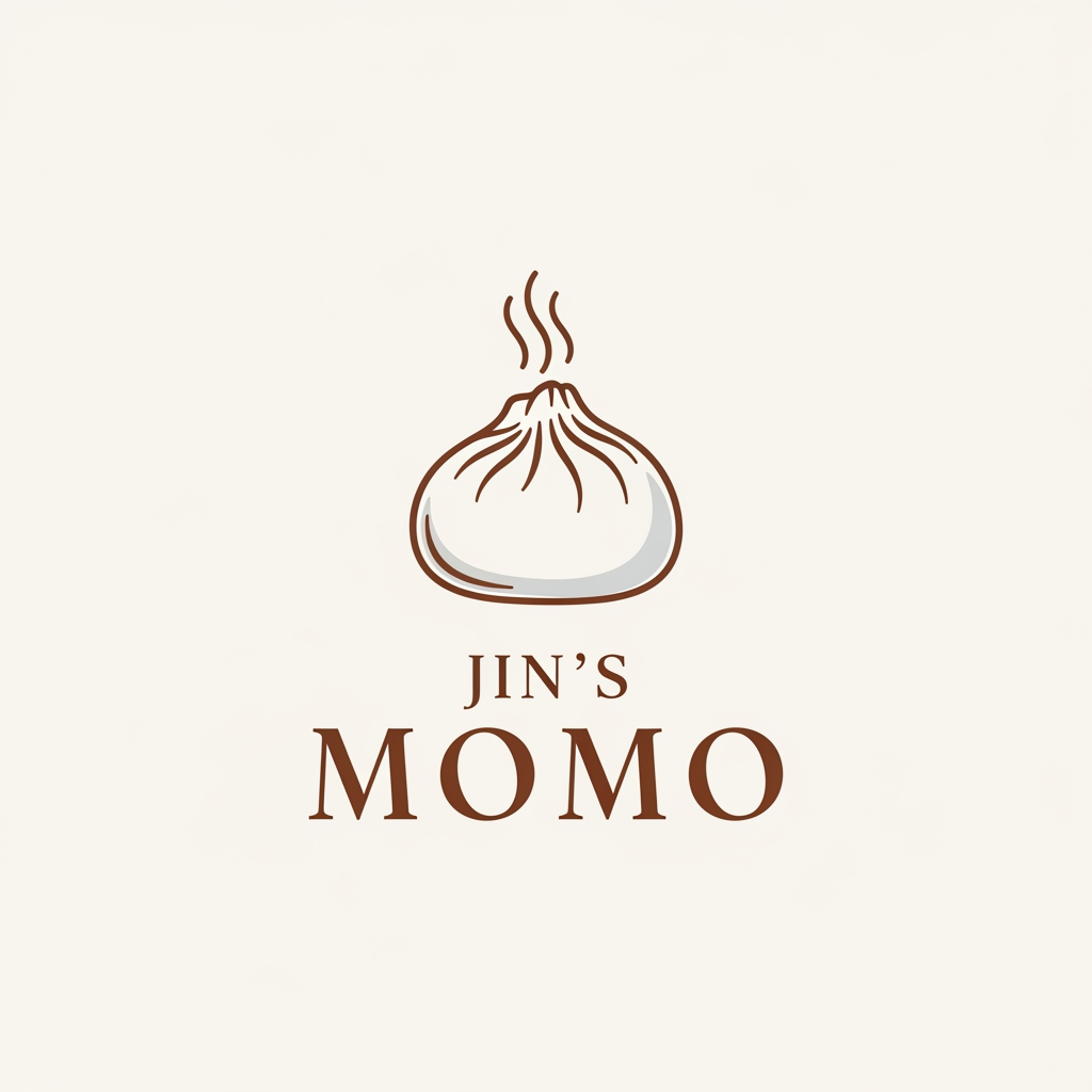 AI Design for I want to make logo
my brand name is 
Jin's Momo