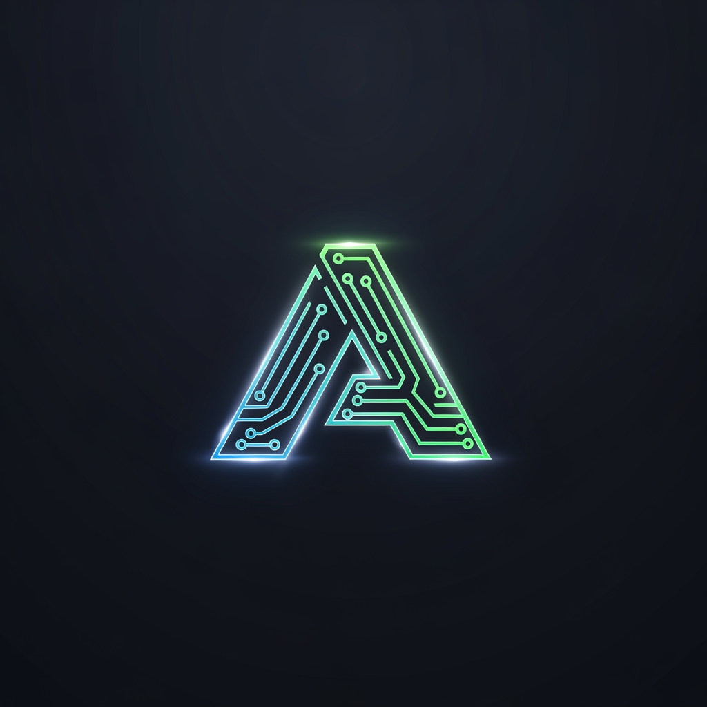 AI Design for Generate a Logo for my initial which is A and make it dark themed coding related make it nice slick logo and i will put logo on a dark navbar so make sure it looks nice you can use neon theme
it should look like a logo proper just with one initial