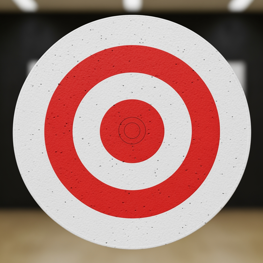 AI Design for bulls eye without arrow clean