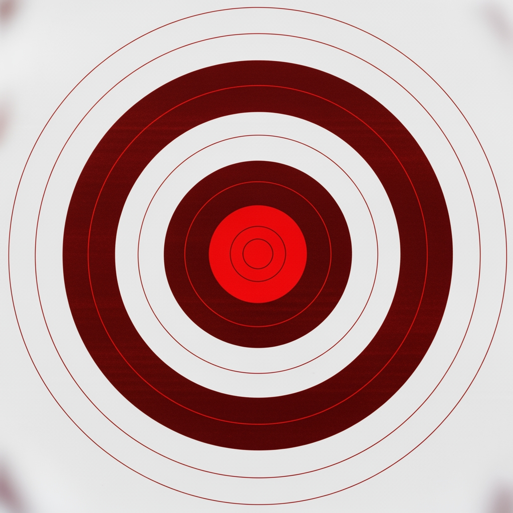 AI Design for bulls eye without arrow clean