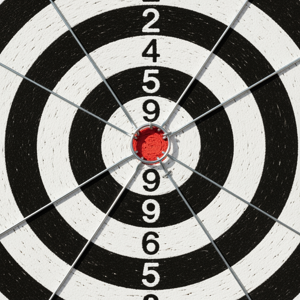 AI Design for bulls eye without arrow