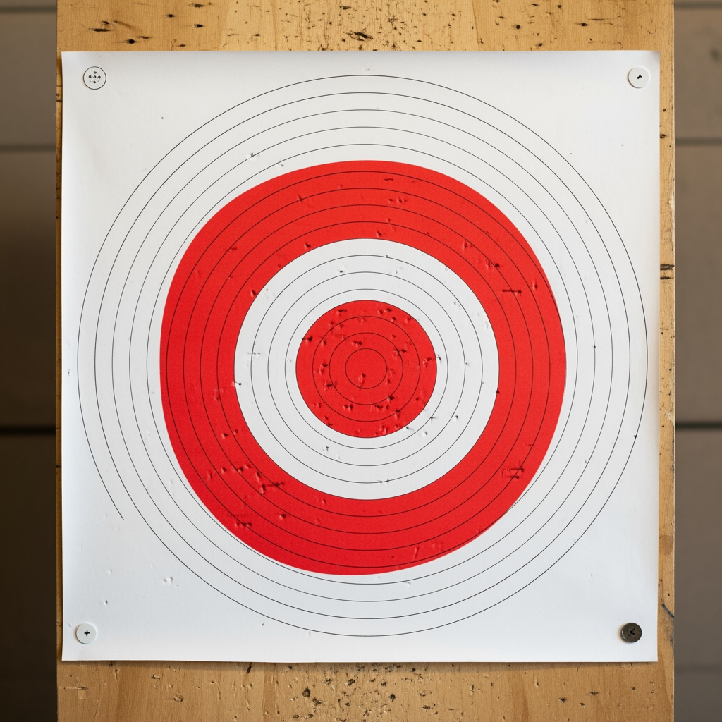 AI Design for bulls eye without arrow