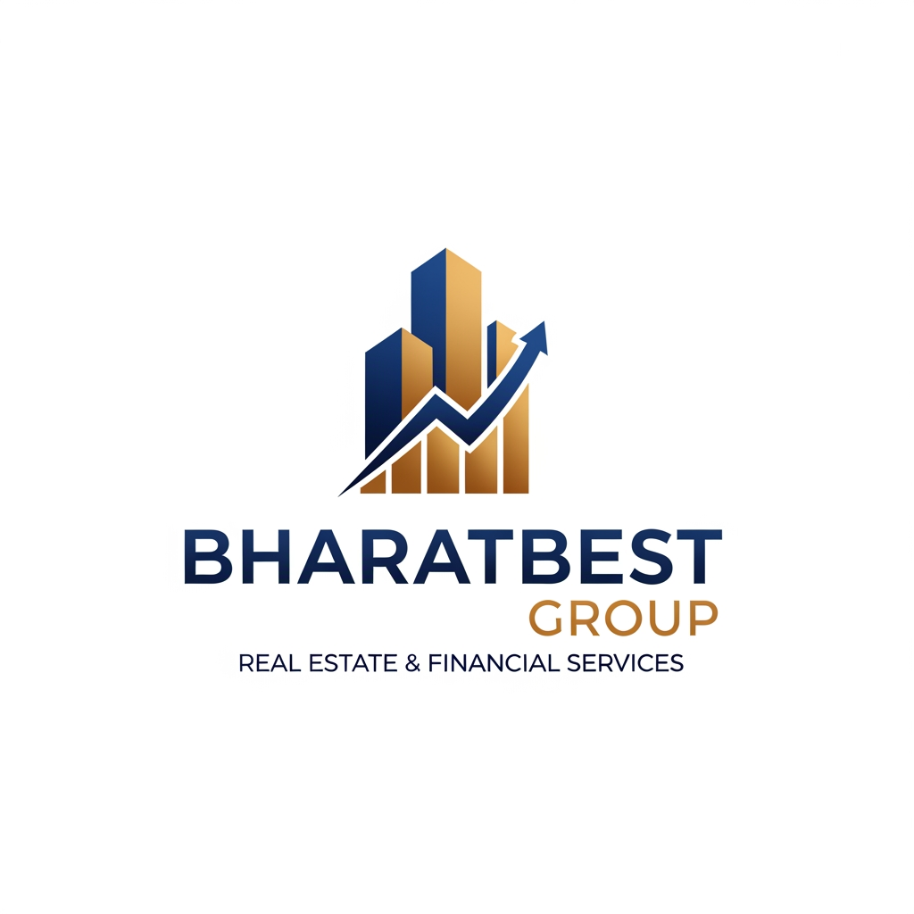 AI Design for bharatbest group logo with real estate and financial sector