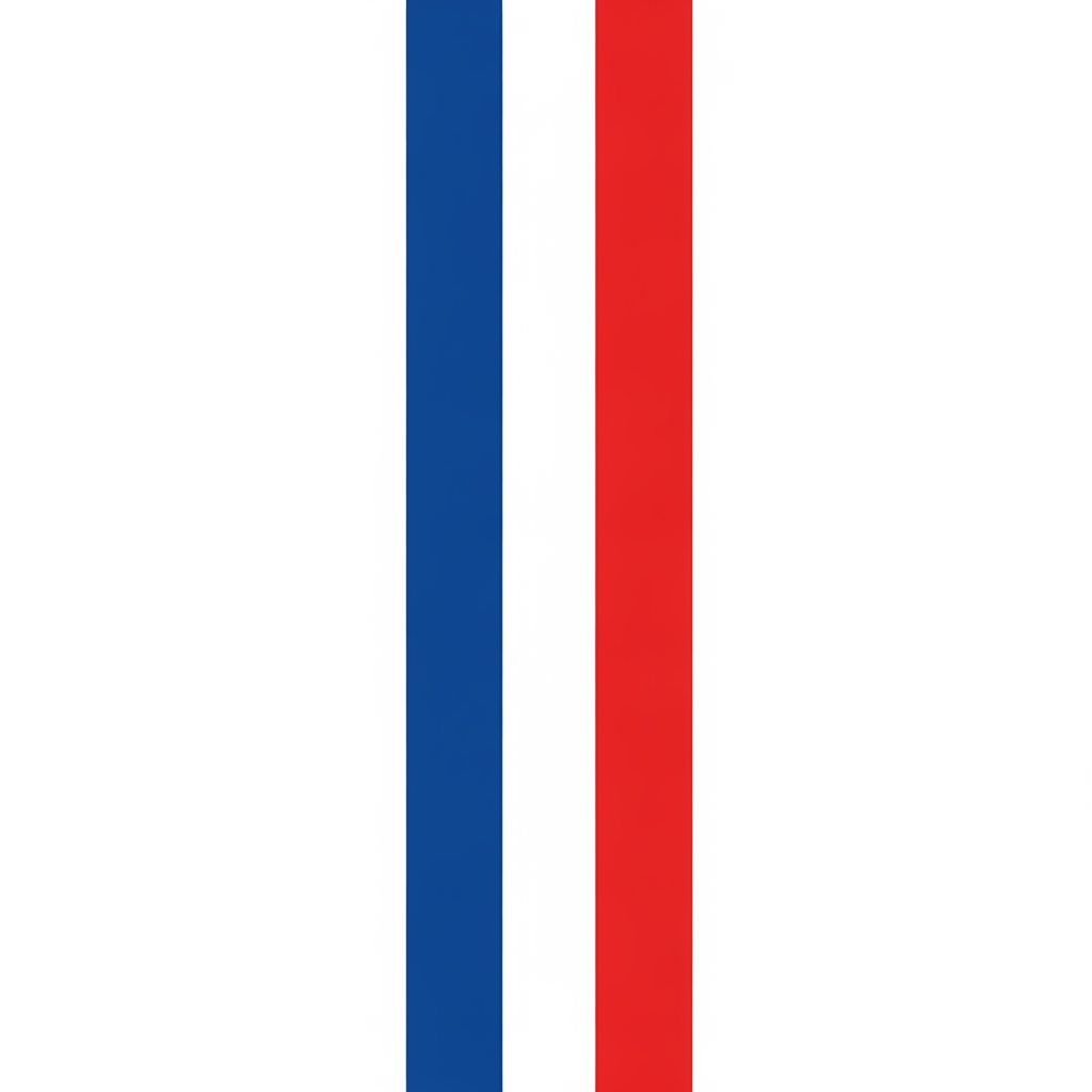 AI Design for add bold thick vertical tricolour line