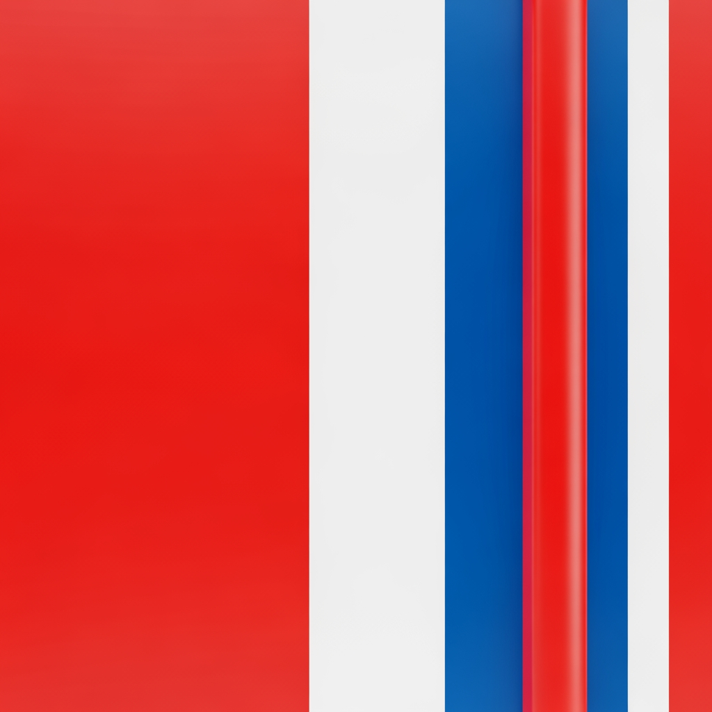 AI Design for add bold thick vertical tricolour line