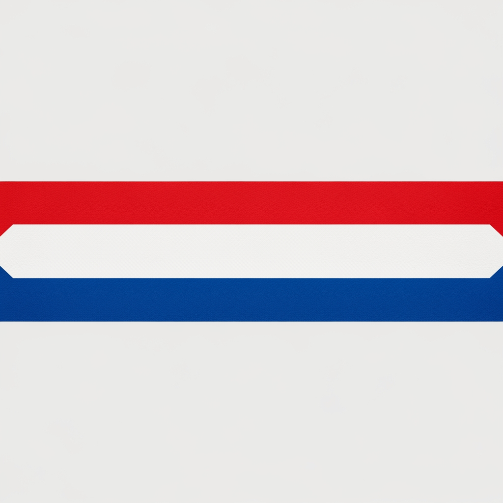 AI Design for add bold thick horizontal tricolour line