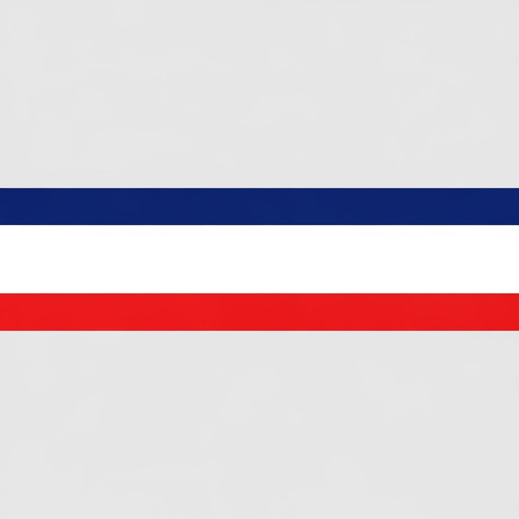 AI Design for add bold thick horizontal tricolour line