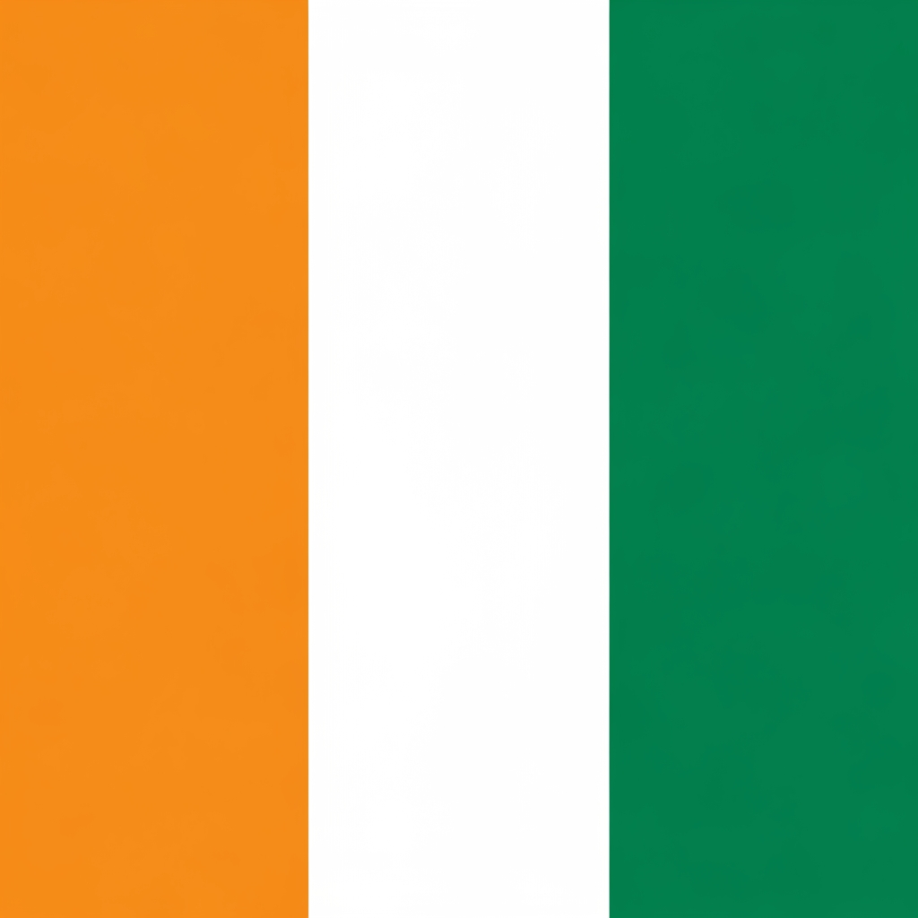 AI Design for add bold thick vertical orange white and green tricolour line