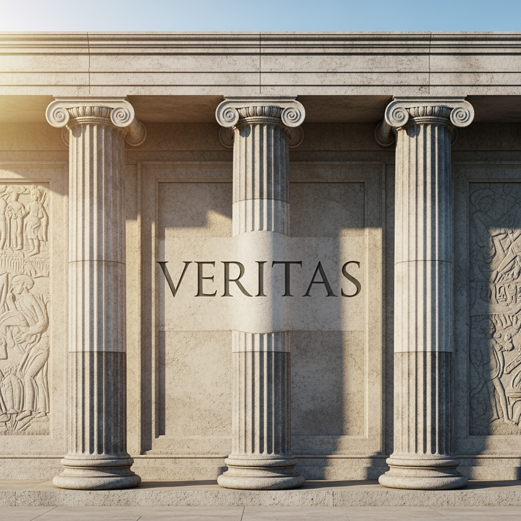 AI Design for add 3 pillars before text