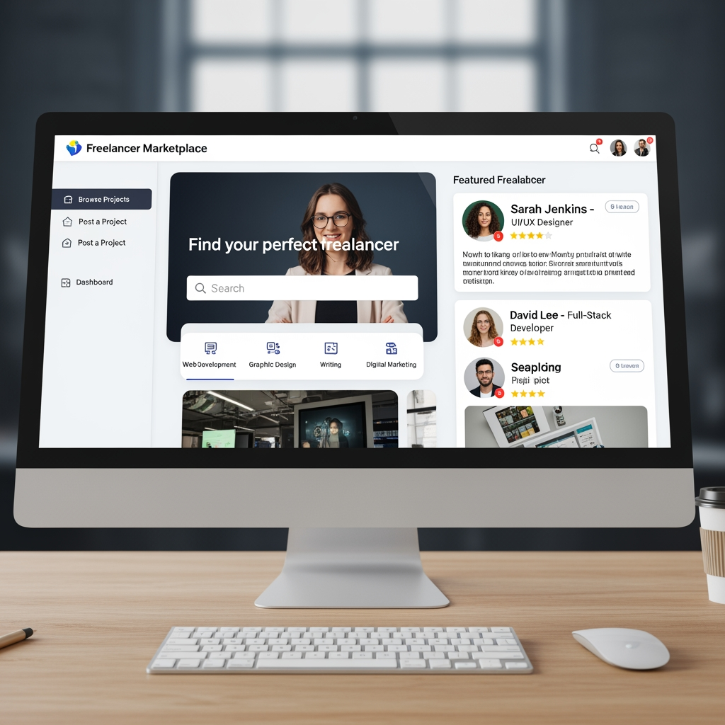 AI Design for Freelancer Marketplace – A Web-Based Platform for Connecting Clients and Freelancers