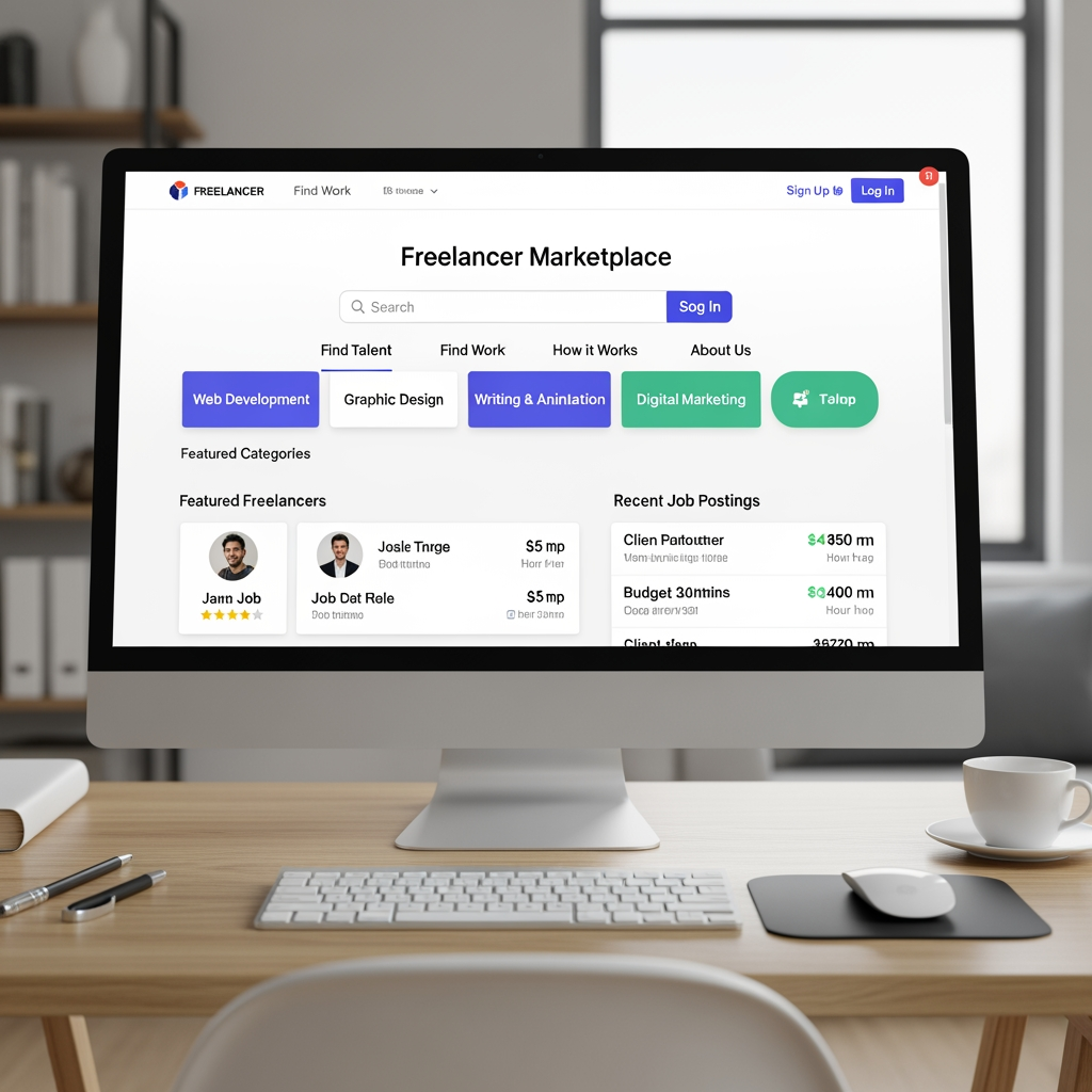 AI Design for Freelancer Marketplace – A Web-Based Platform for Connecting Clients and Freelancers