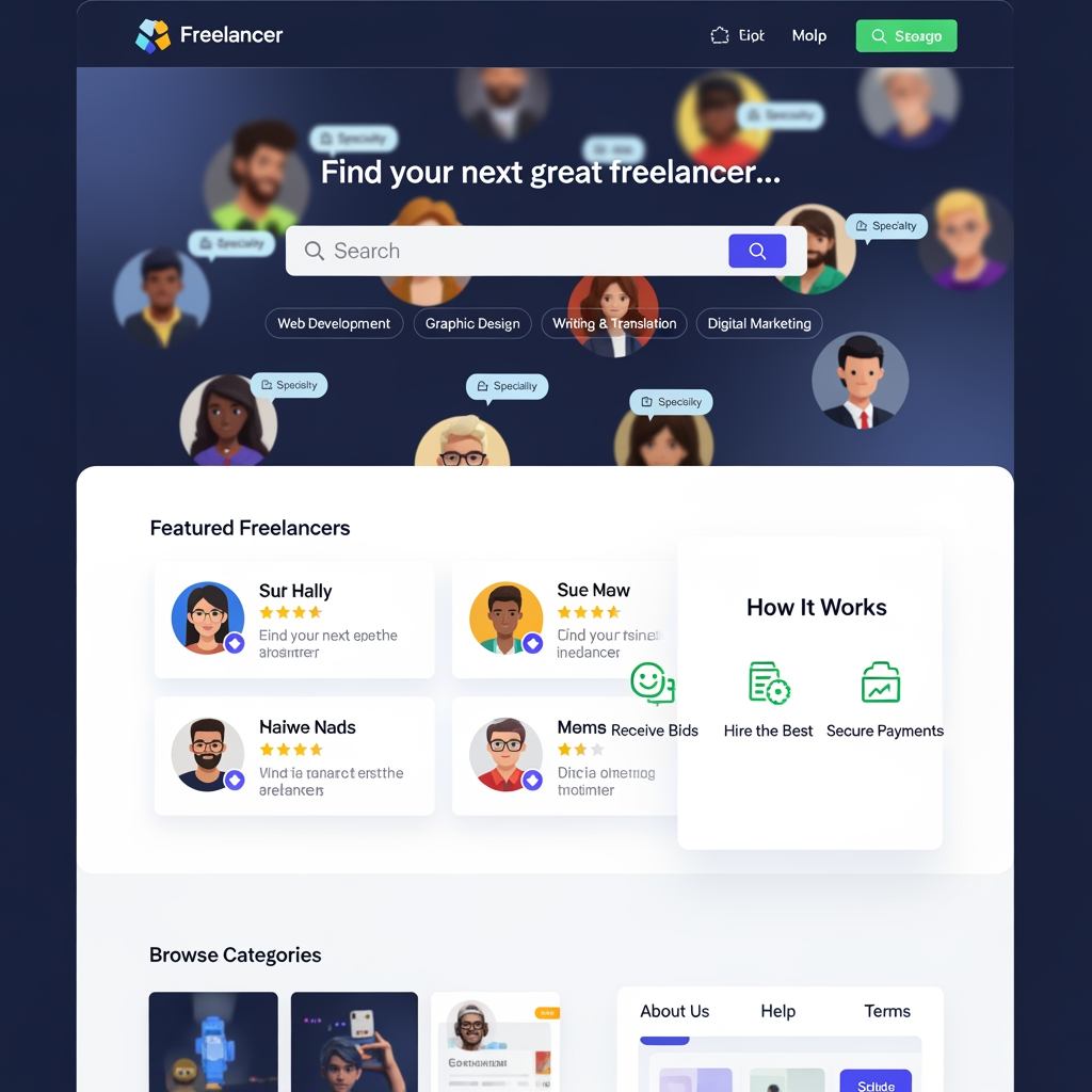 AI Design for Freelancer Marketplace – A Web-Based Platform for Connecting Clients and Freelancers