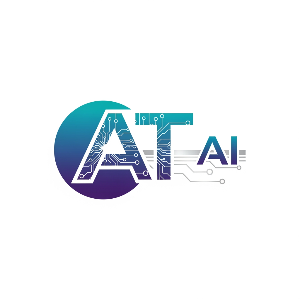 AI Design for AT AI logo create
